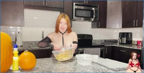 GingerCris Smearing Solo - Cooking With Cris - Shit Cookies and Puke