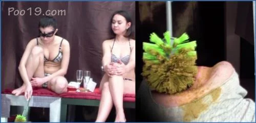 Milana Smelly Eats Shit While Dominating and Smearing in Solo Scat