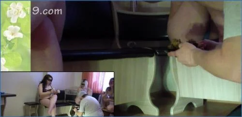 Milana Smelly Dominates with Shit Eating and Peeing - Chocolate Cake