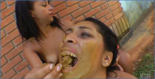Lesbian Scat Domination: Peeing, Anal, Vomit Solo Action - Fresh