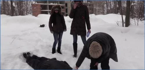 MilanaSmelly Shits, Eats, Smears, and Vomits in Winter Park Russia
