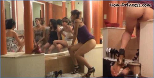 Femdom Scat Eating and Kaviar Enema Action in The Jacuzzi Toilet Man
