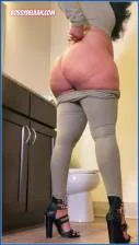Bossy Delilah in Hardcore Anal Kaviar Action with little boy BIG ASS
