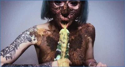 Hardcore Shitting and Pooping with DirtyBetty in Sweet Vomit, Fisting My Mouth
