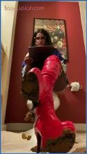 Day 1 of Anal Pooping with Bossy Delilah in Hardcore Copro Action