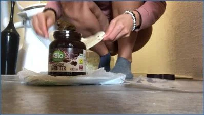 Linda aka Vegan Linda in Brown Food for My Slave with Filthy Piss