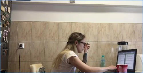 Josslyn Kane's Small Kitchen Sink Poop Humiliation video