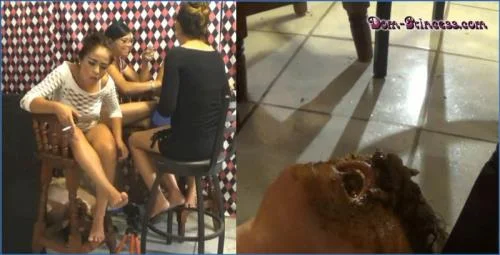 Femdom Shit Eating with Denise in Slave, Come and Join Us from Under Us by Scat-Princess