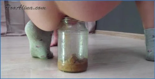 PooAlina's Smelly Enema and Shit Eating video