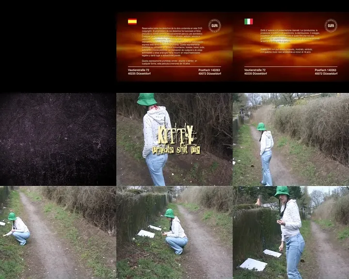 Kitty's Messy Solo Defecation and Pissing Fun - Scat and Smearing